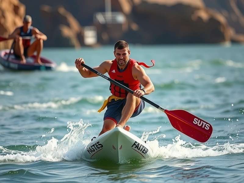 Surat Haste Paddle Fighter gameplay showing a vibrant Indian-themed arena with paddle combat